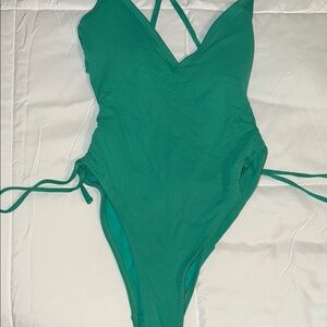 Green One Piece Swimsuit